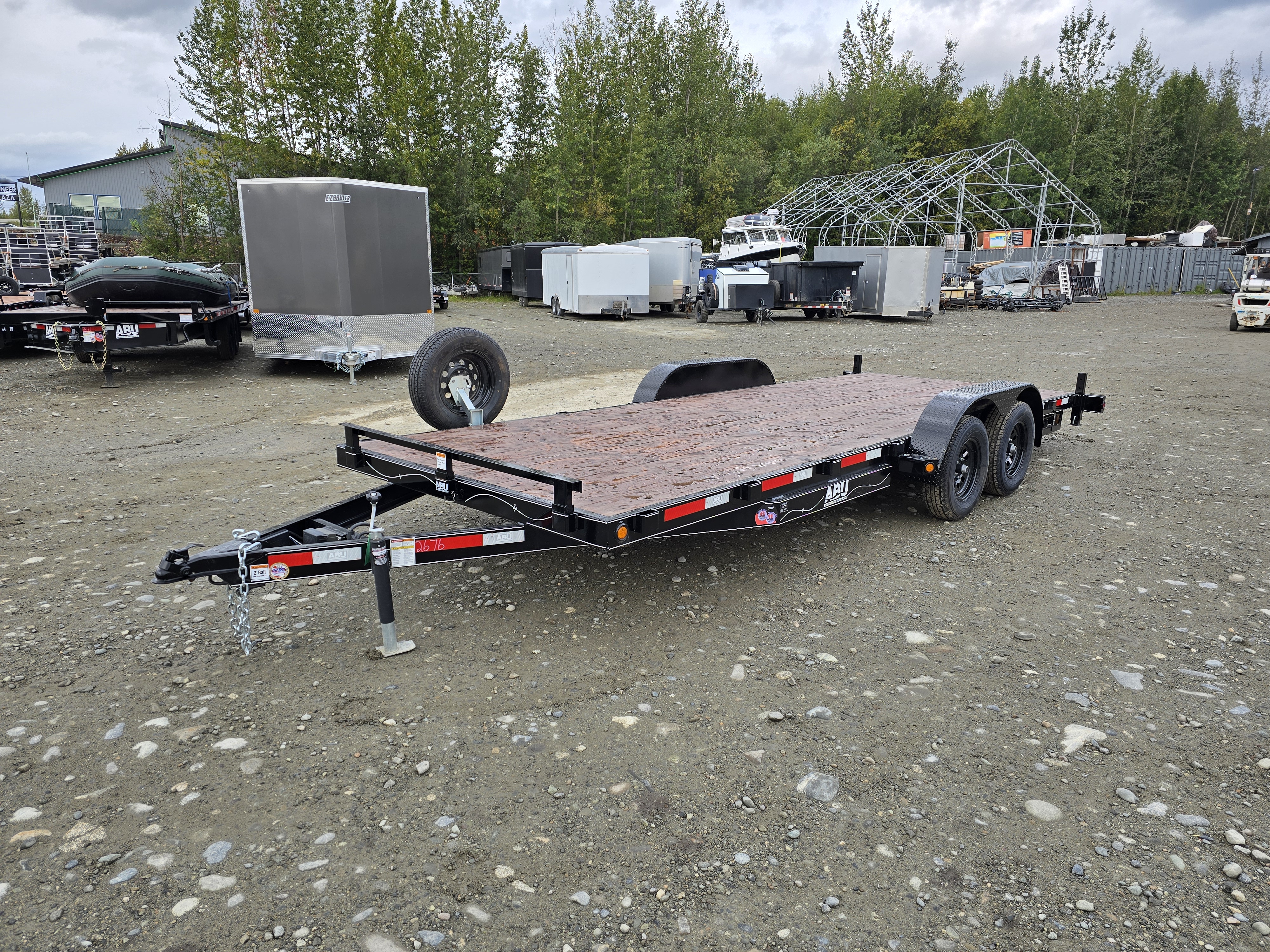 2025 ABU Trailers 7×20 7K Car Hauler – 08220SC235 (Black)