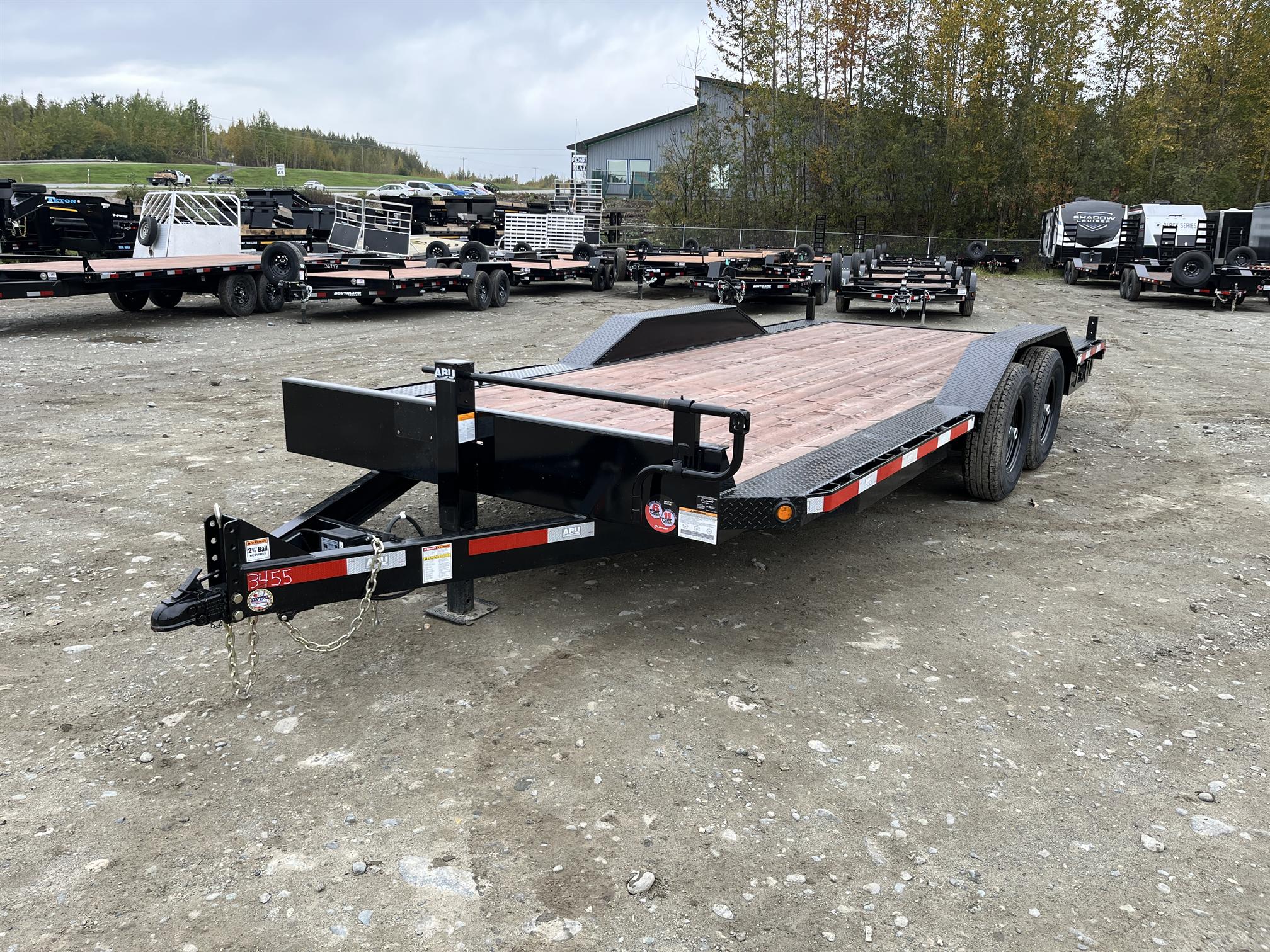 2026 ABU Trailers 8.5×20 15.4K Car Hauler w/ Drive-Over Fenders – 08220SH270 (Black)