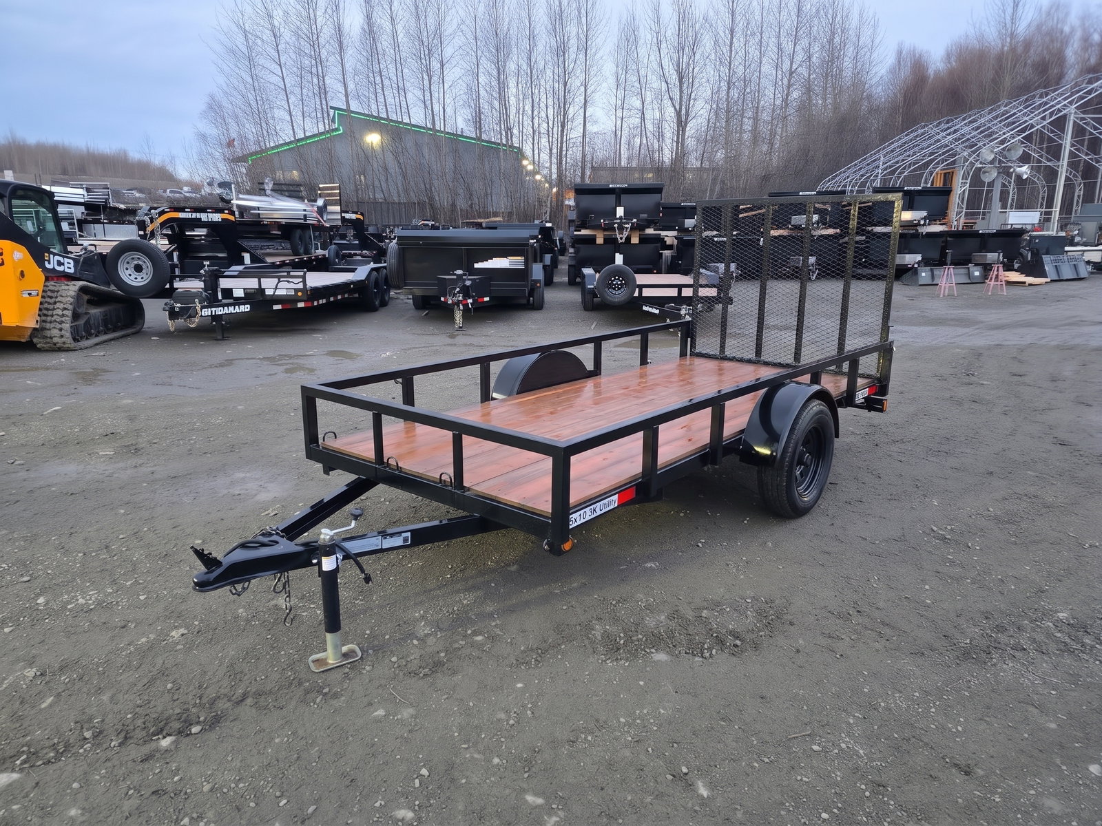 2026 Quadrax Trailers 5×10 3K Utility – 510RL (Black)