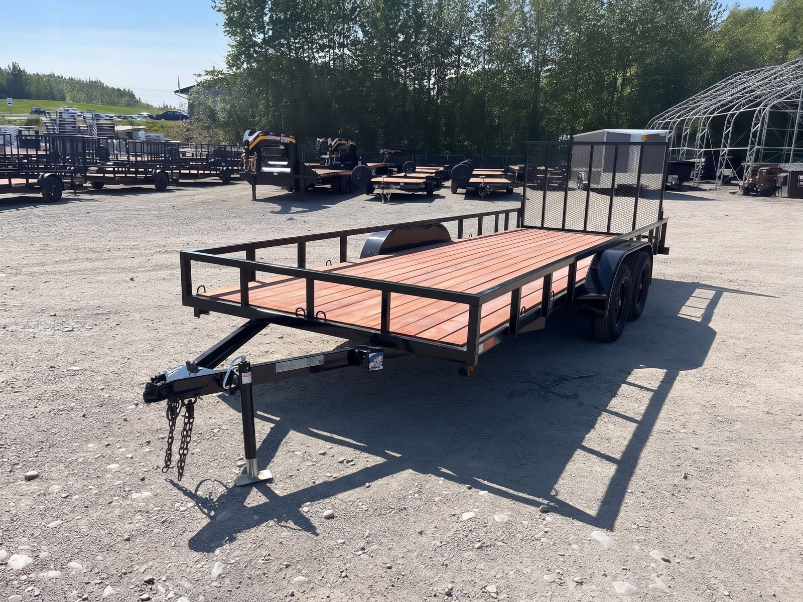 2026 Quadrax Trailers 7×20 7K Utility – 720TRL (Black)