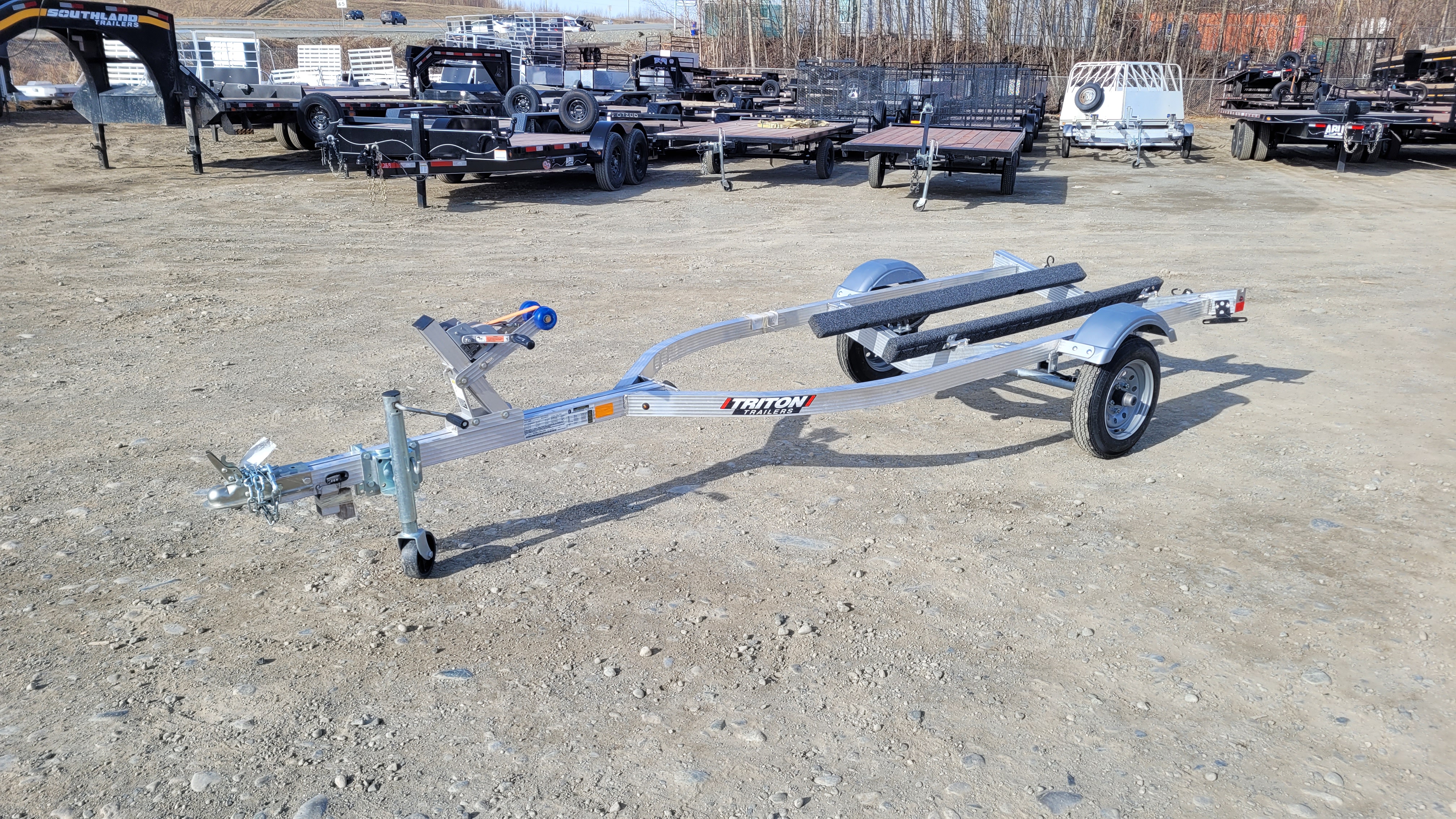 2026 Triton Trailers 1-Place Aluminum PWC Trailer – LTWCI-X (Silver)
