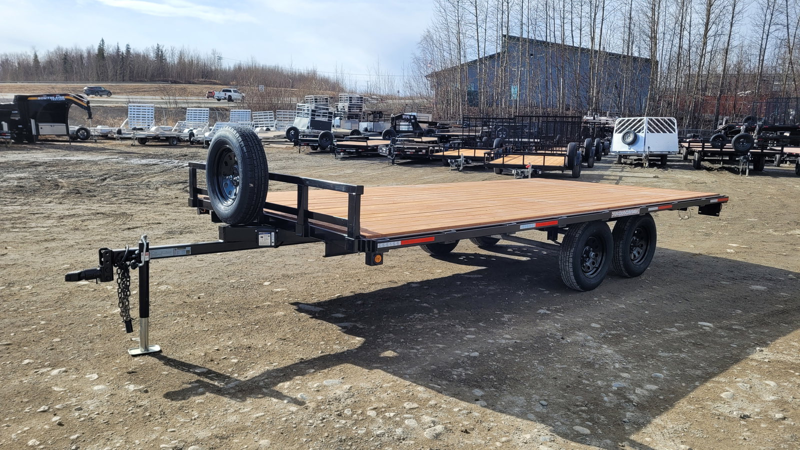 2026 Quadrax Trailers 8.5×16 7K Deckover – 8.516FB (Black)