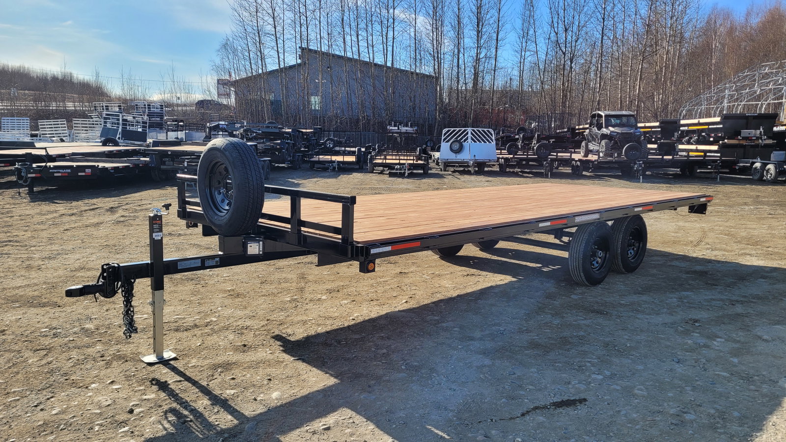 2026 Quadrax Trailers 8.5×20 10K Deckover – 8.520FB252 (Black)