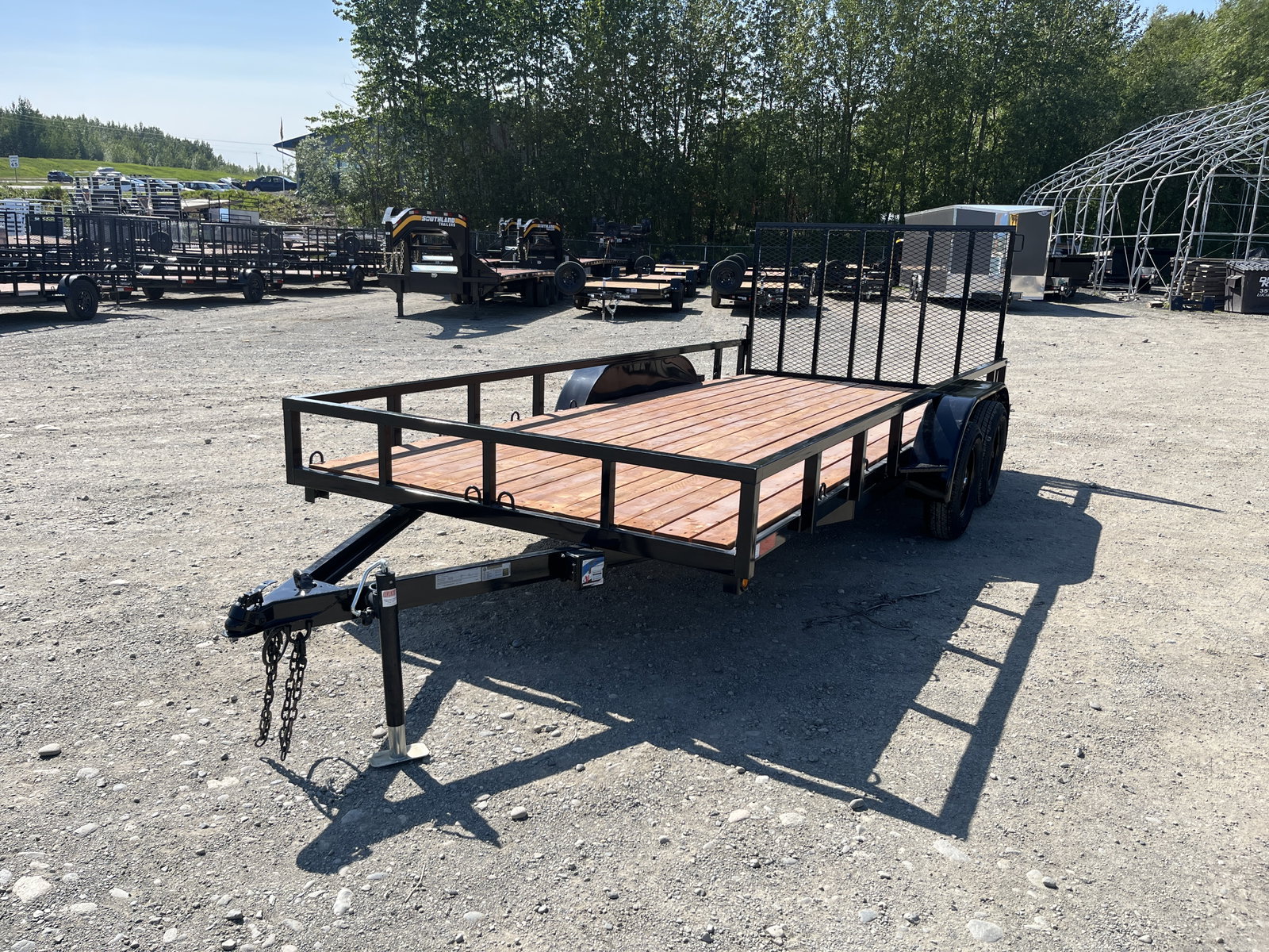2026 Quadrax Trailers 7×16 7K Utility – 716TRL (Black)