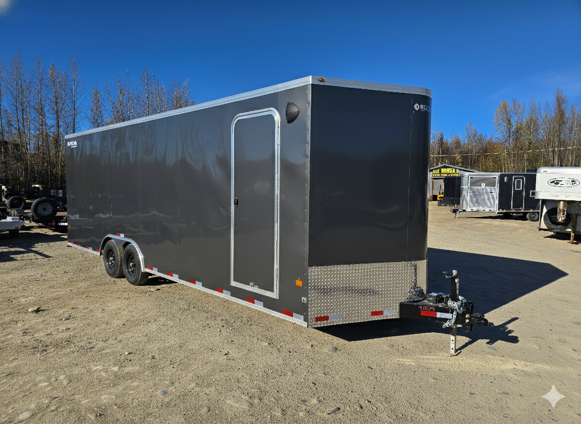 2026 Royal Cargo Trailers 8.5×26 (24+2) 11.4K Enclosed – LARCT52-826V-86 RAMP – 28549-CHR-CSD-ESC (Charcoal)