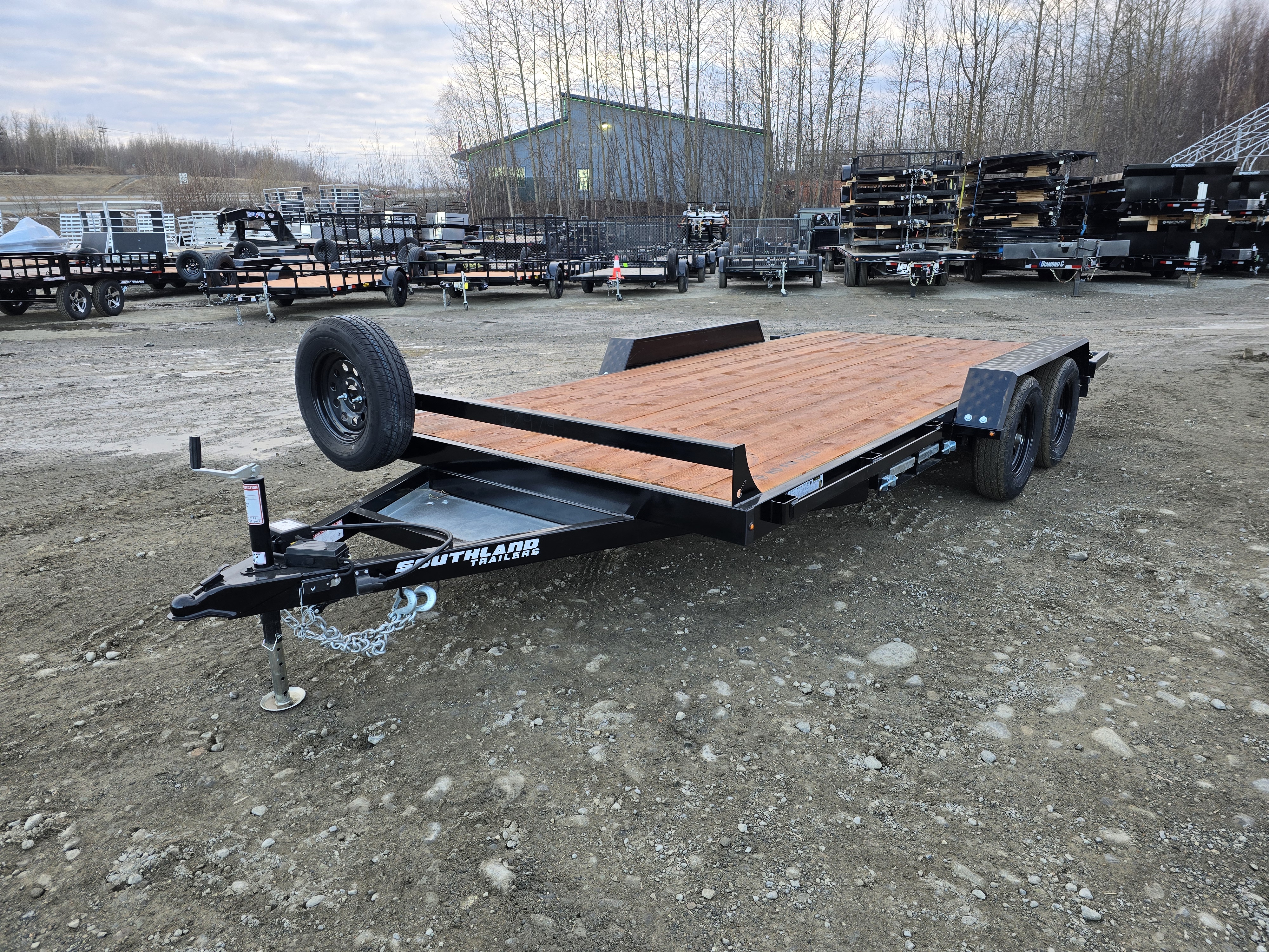 2026 Southland Trailers 7×16 8K Car Hauler – LBAT35-16 (Black)