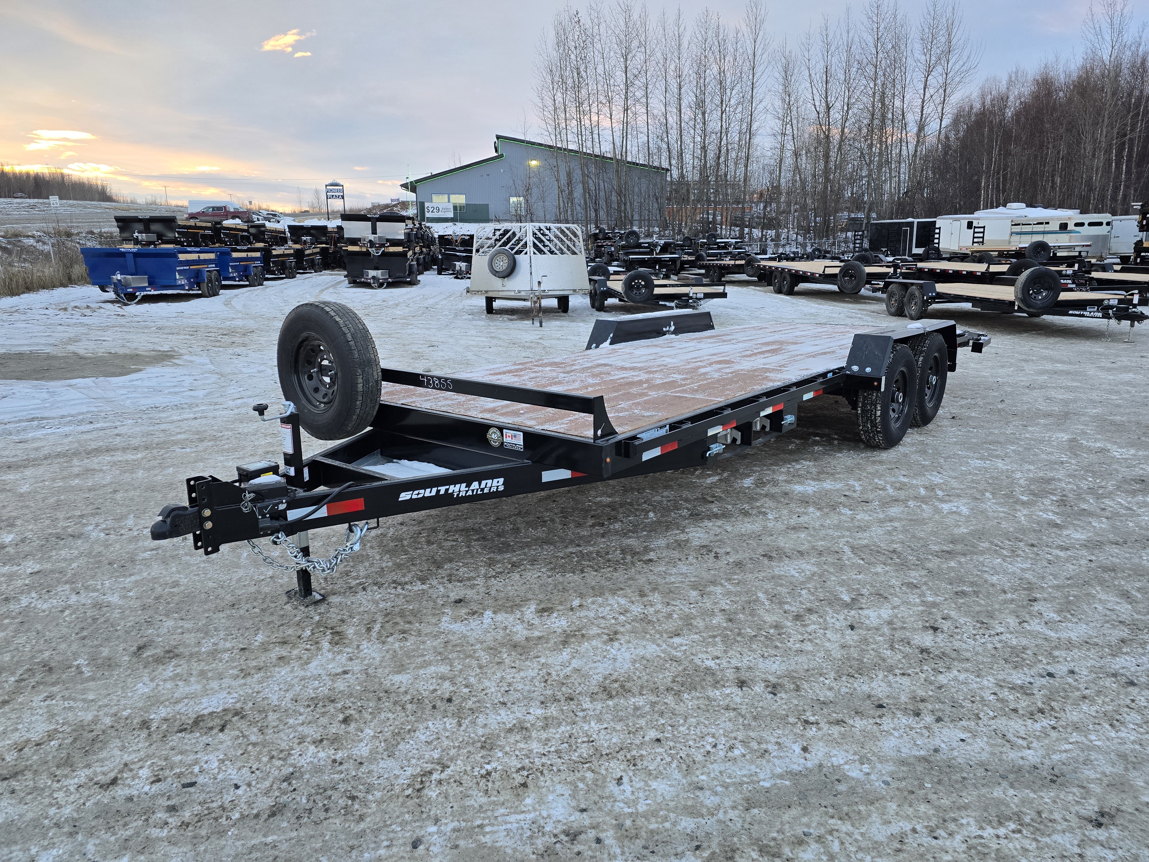 2026 Southland Trailers 7×22 (20+2) 15.4K Equipment Trailer – LBAT7-20 BT SIR (Black)