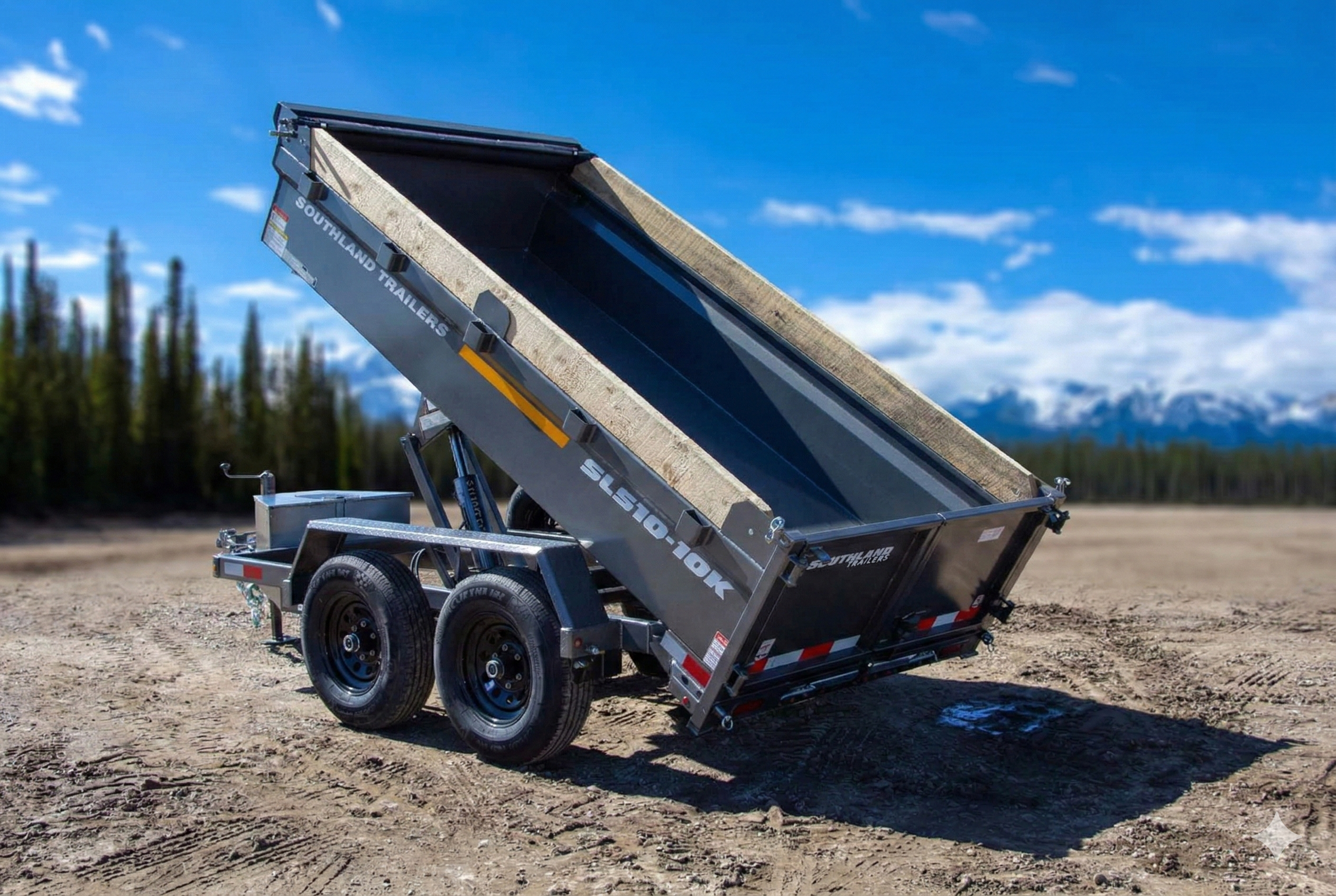 2026 Southland Trailers 5×10 11.4K Dump – SL510-10K (Charcoal)