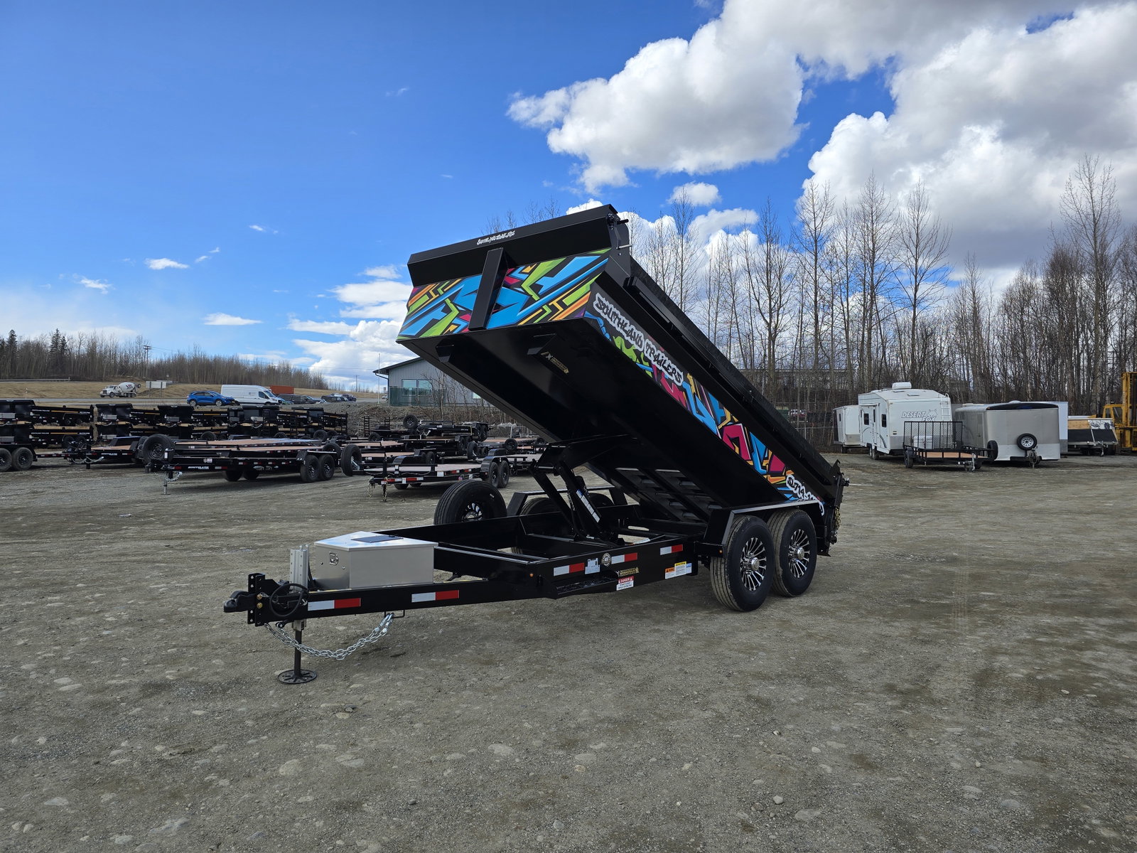 2026 Southland Trailers 7×14 17.4K Dump – SL714-16KHD – LIMITED GRAPHICS PACK 2 (Graffiti) (Black)