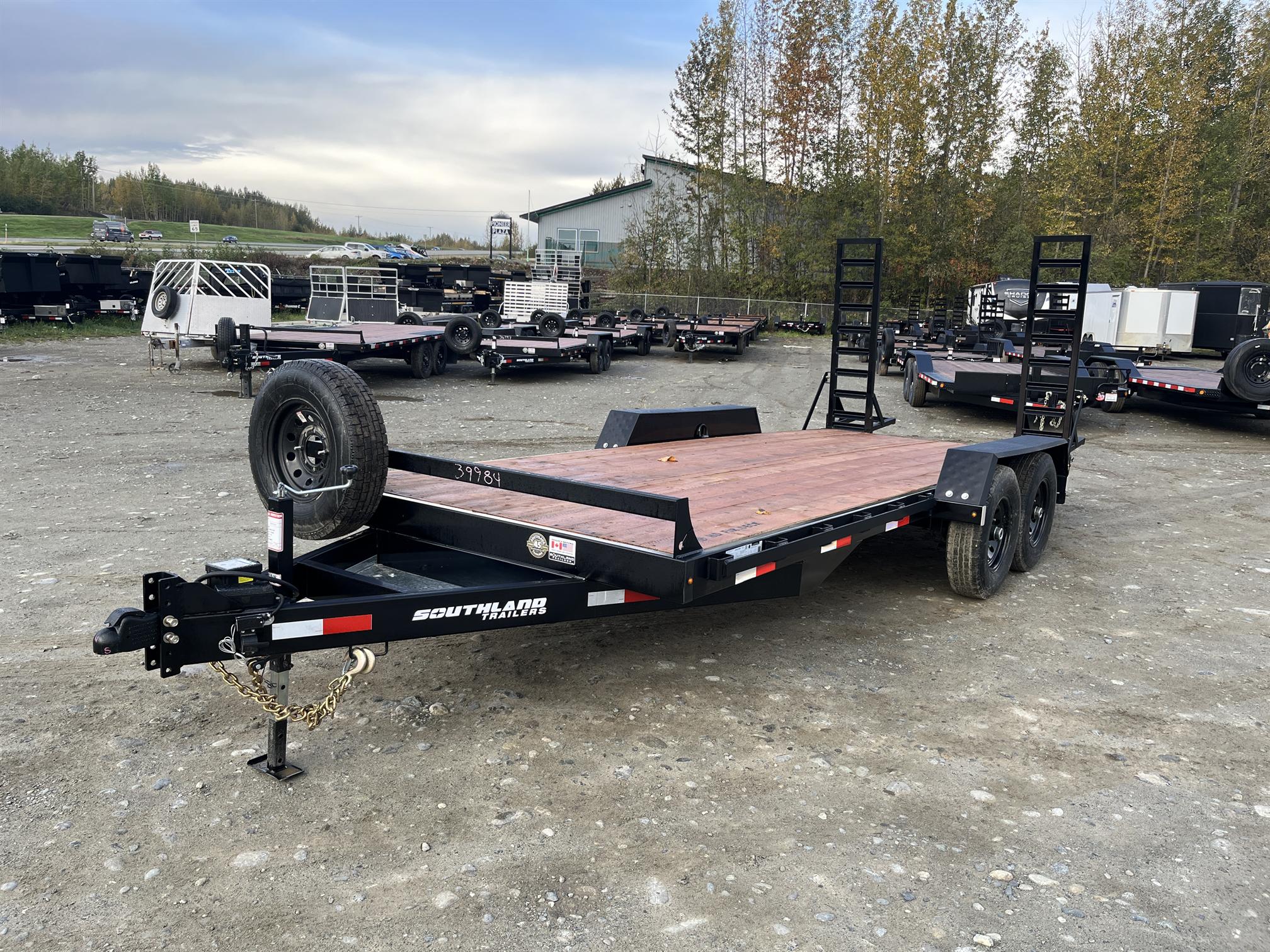 2026 Southland Trailers 7×18 15.4K Equipment Trailer – LBAT7-18 FUR (Black)