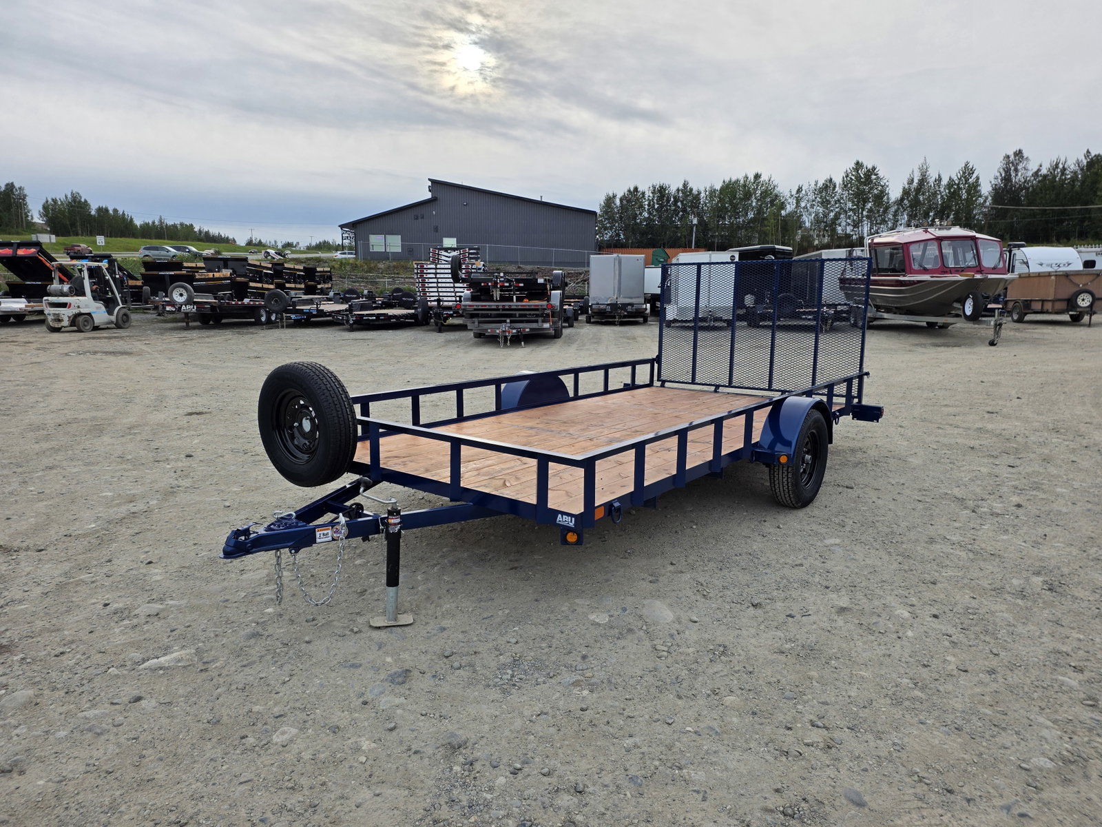 2026 ABU Trailers 7×14 3K Utility – 08214RU135 – 44780-BLU (Blue)